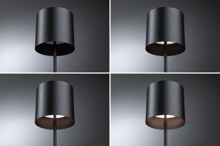 Veioză cu acumulatori Tuni, IP44, 2700K, negru mat [6]