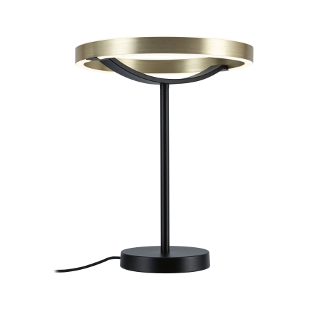 Familia Melira - Veioza LED Melira, 2700K, 580lm, 10W, negru mat-auriu, flux luminos variabil în 3 pași