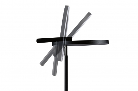 Veioză LED Odila, temperatură de culoare variabilă, 650lm, 10.4W, negru mat, crom [4]