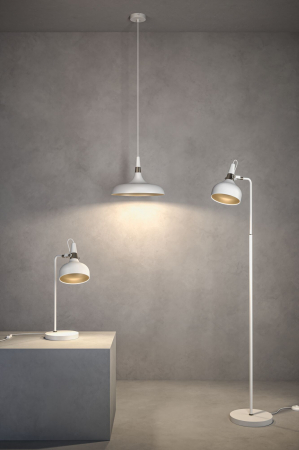 Veioză Neordic Juna, E14, max. 20W, șampanie, alb mat-metal [3]