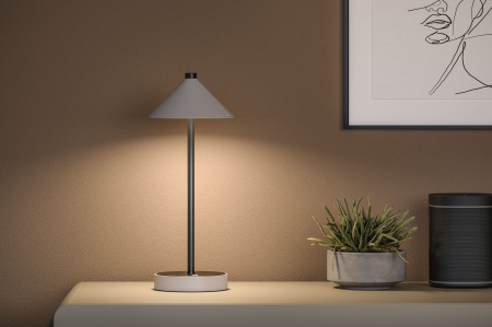 Veioză portabilă Pellini, White Switch, 300lm, 2W, Negru mat-Bej [2]