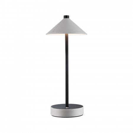 Living - Veioză portabilă Pellini, White Switch, 300lm, 2W, Negru mat-Bej