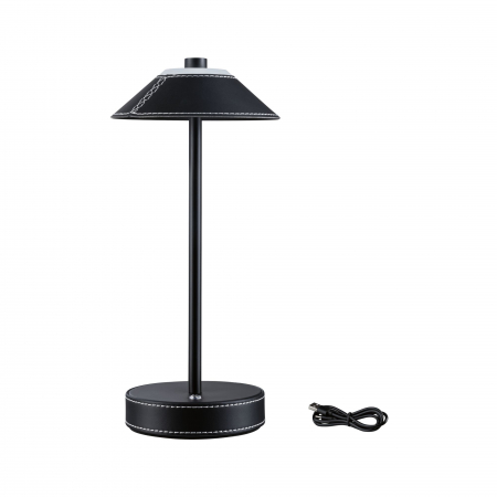 Veioză portabilă Pellini, White Switch, 300lm, 2W, negru-negru mat [9]