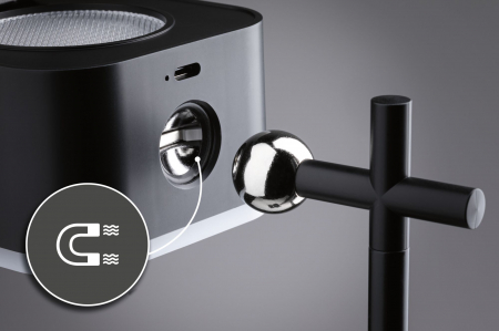 Veioză portabilă Varia,  White Switch, 250lm / 60lm, 1,6 / 0,4W negru [15]