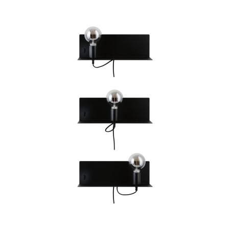 Wall luminaire Devara USB C   E27   230V max. 40W dimmable Black matt [13]