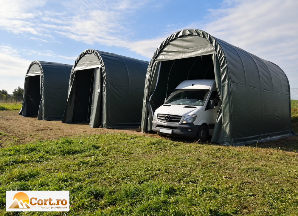 Cort 4 x 9 m – garaj pentru vehicule și utilaje mici [9]