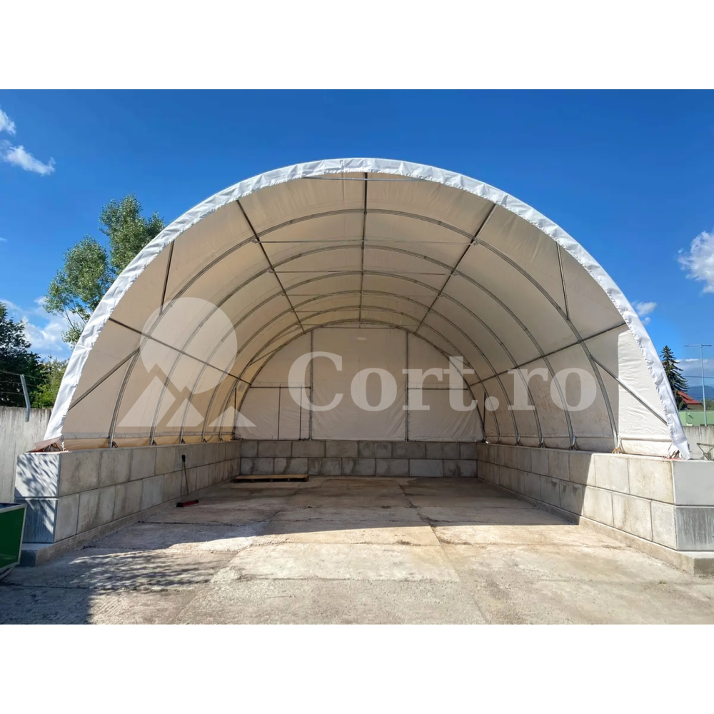 Cort depozitare tip tunel 9 × 12 m utilaje echipamente [5]