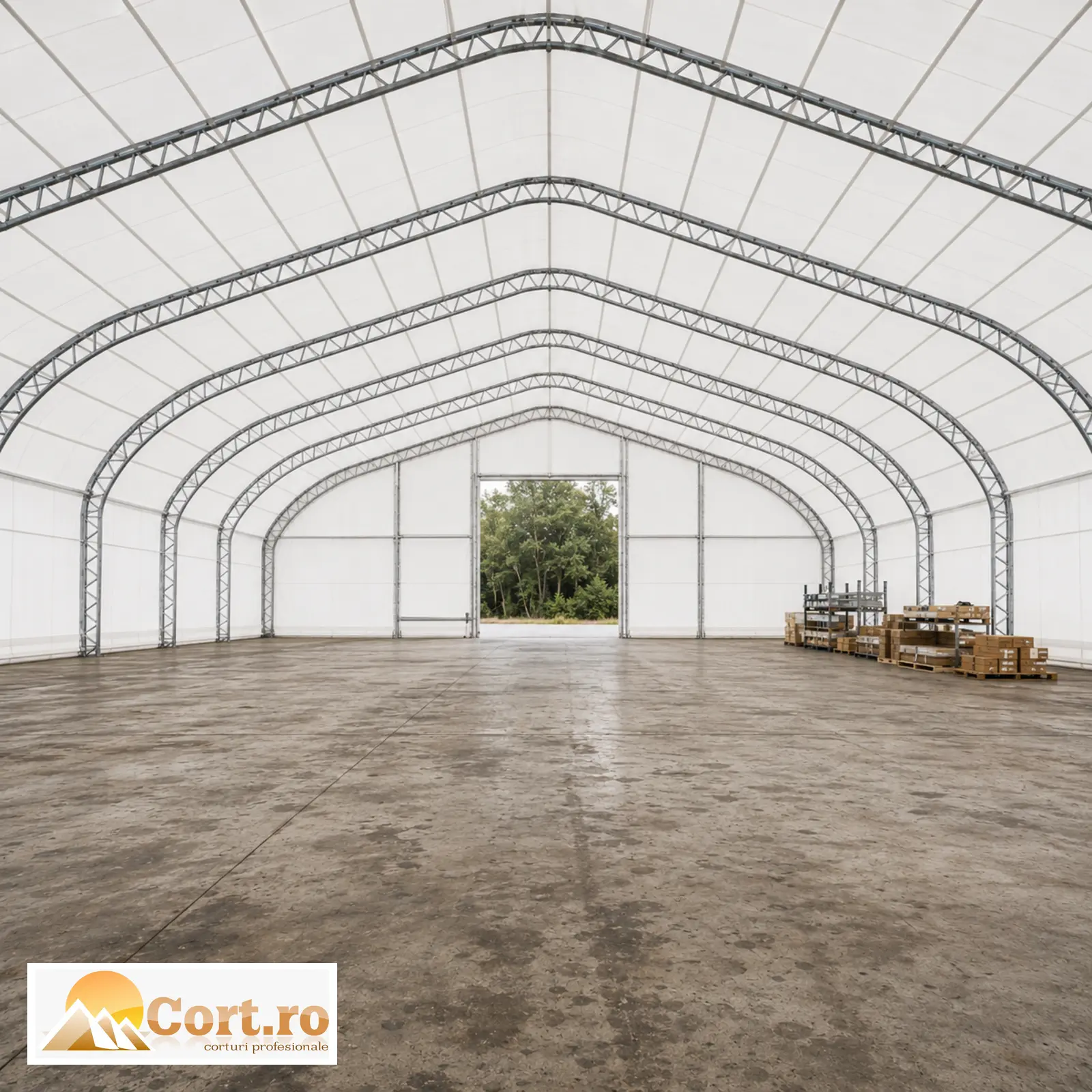 Cort industrial înalt pentru flotă și utilaje grele 15 x 15 m – flotă și utilaje grele [4]