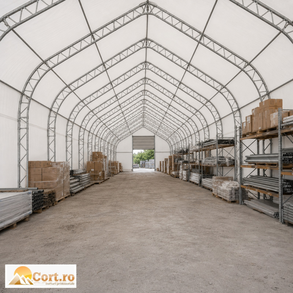 Cort logistic industrial 8 x 30 m – flux logistic și stocuri [5]