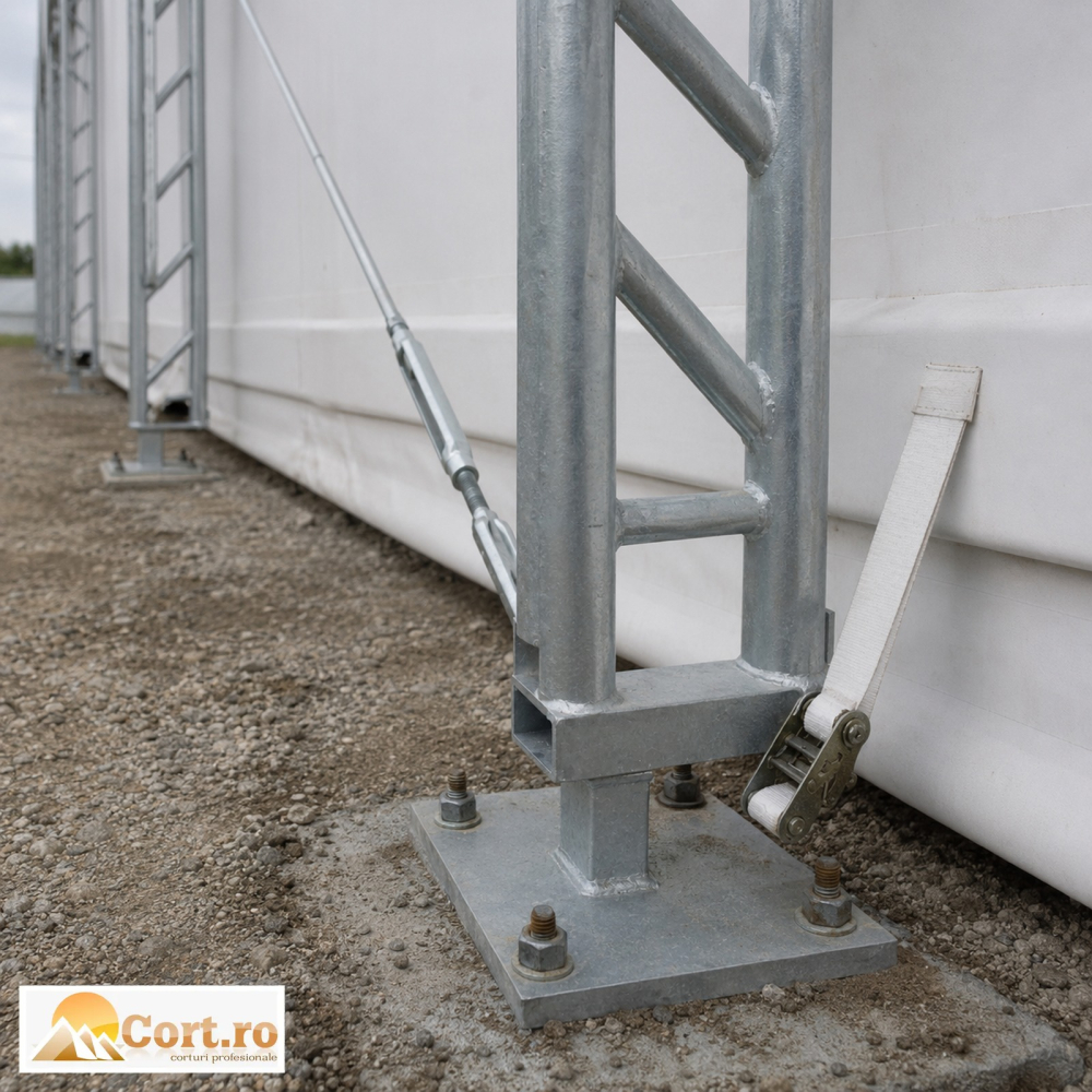 Cort logistic industrial 8 x 30 m – flux logistic și stocuri [8]