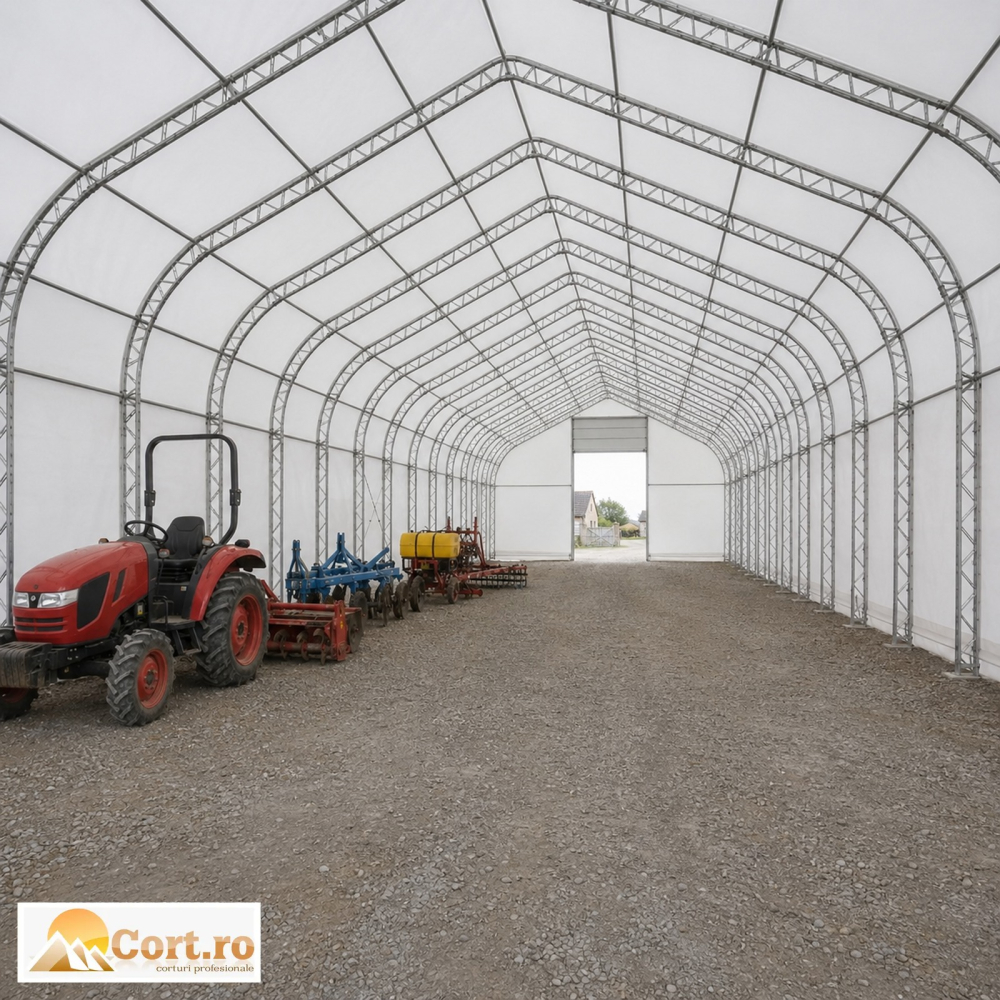 Cort logistic industrial 8 x 30 m – flux logistic și stocuri [6]