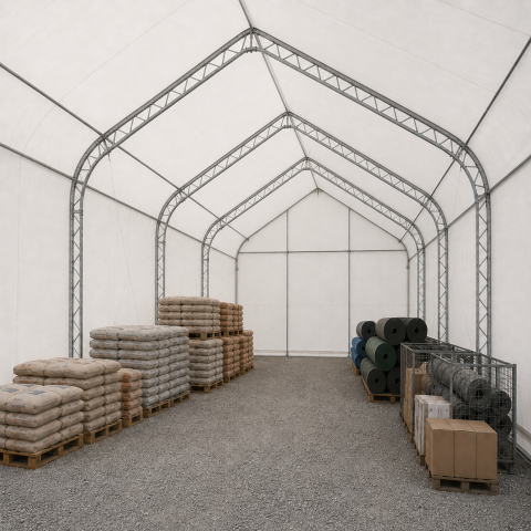 Cort 10 x 12 m – atelier pentru utilaje [2]