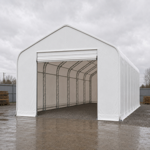 Corturi Industriale - Cort 10 x 12 m – atelier pentru utilaje