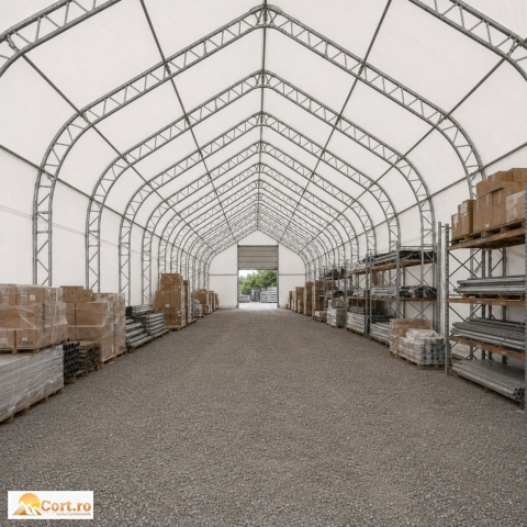 Cort 12 x 24 m – logistică cu acces dublu [4]