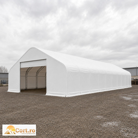 Corturi Industriale - Cort 12 x 24 m – logistică cu acces dublu