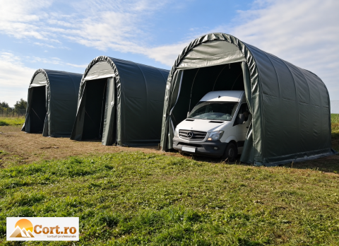 Cort 4 x 9 m – garaj pentru vehicule și utilaje mici [8]