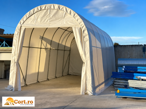 Cort 4 x 9 m – garaj pentru vehicule și utilaje mici [5]