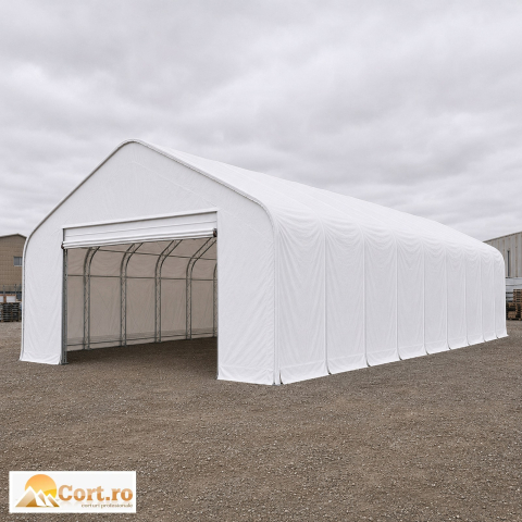 Corturi Industriale - Cort depozitare paleți 9 x 21 m – depozitare pe paleți