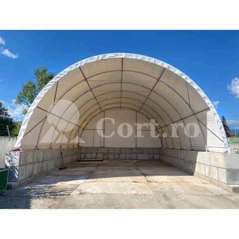 Cort depozitare tip tunel 9 × 12 m utilaje echipamente [4]