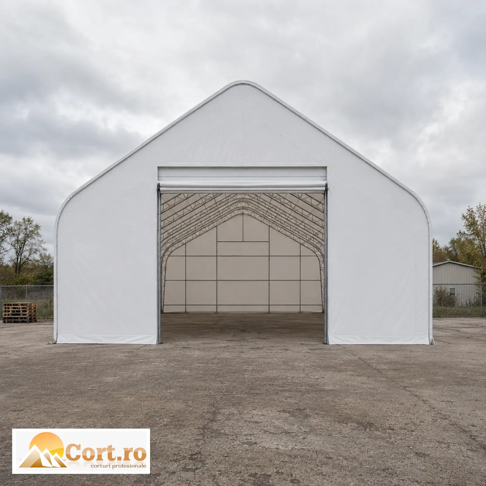 Cort industrial înalt pentru flotă și utilaje grele 15 x 15 m – flotă și utilaje grele [1]