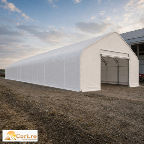 Cort logistic industrial 8 x 30 m – flux logistic și stocuri [1]
