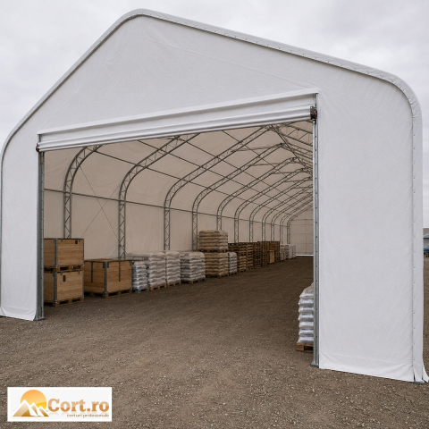 Cort logistic industrial 9 x 24 m – flux logistic și stocuri [5]
