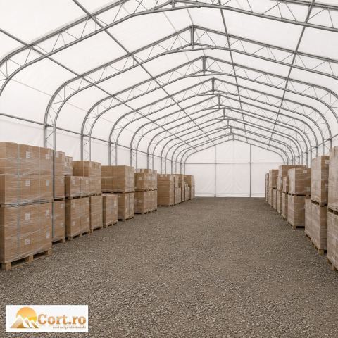 Cort pentru materiale de construcții 10 x 24 m | 244 m² [4]