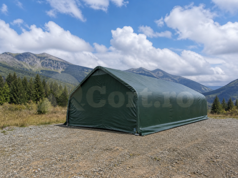 Cort depozitare tip hală 6.1 x 6.1 x 3.66 m exterior, prelata PVC 750 g/mp [4]