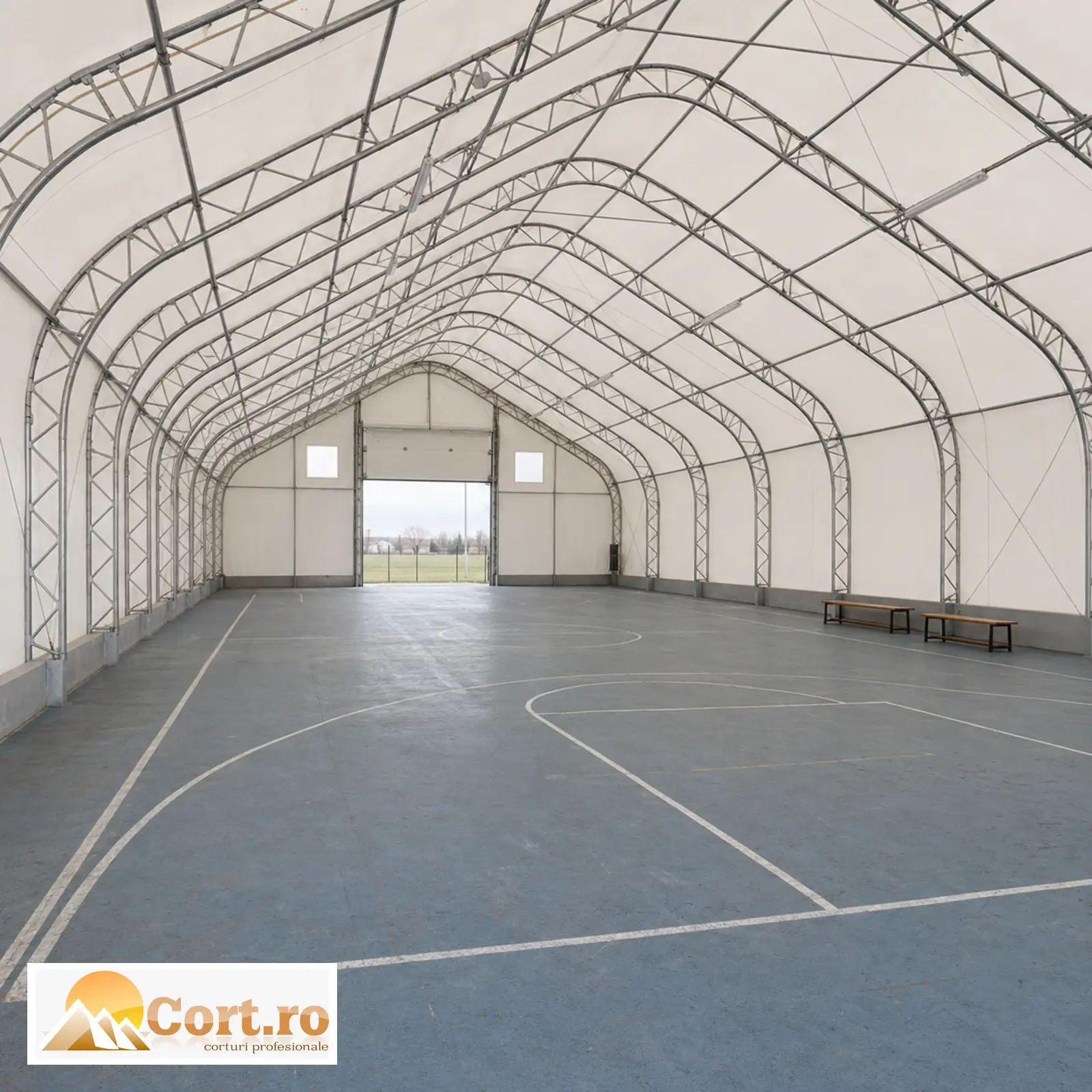 Hală industrială înaltă 12 x 17 m pentru utilaje [8]