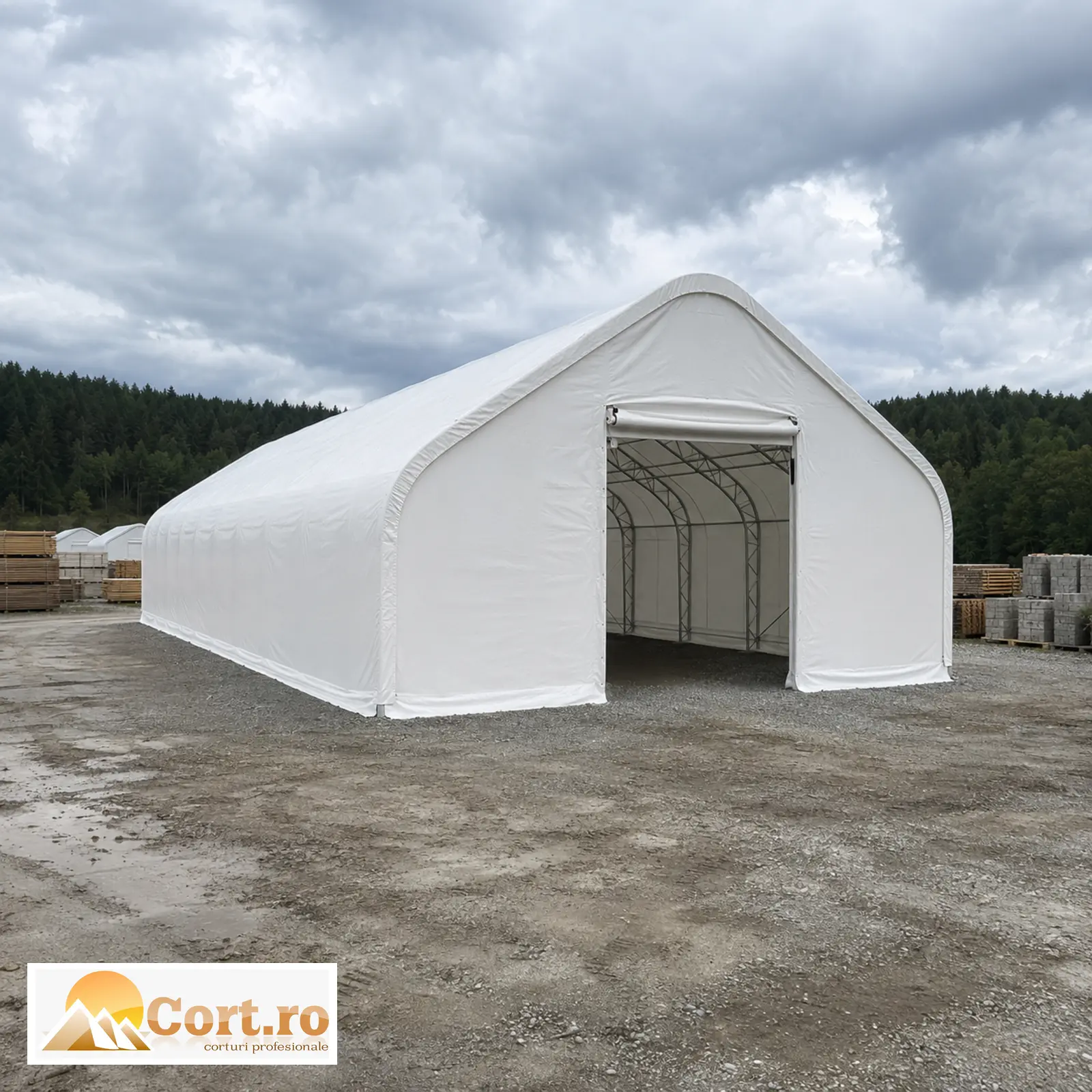 Hală industrială înaltă 12 x 17 m pentru utilaje [6]