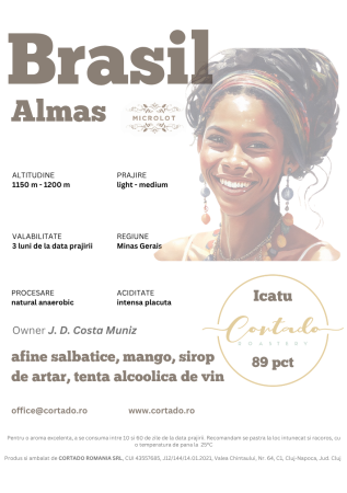 Cafea proaspat prajita - Brasil Almas - microlot