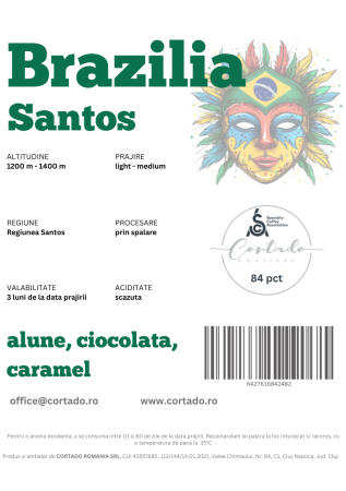 Cafea proaspat prajita - brazilia santos