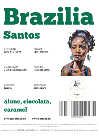 Cafea proaspat prajita - brazilia santos