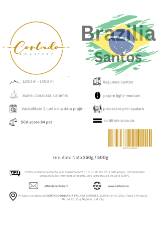 Cafea proaspat prajita - brazilia santos