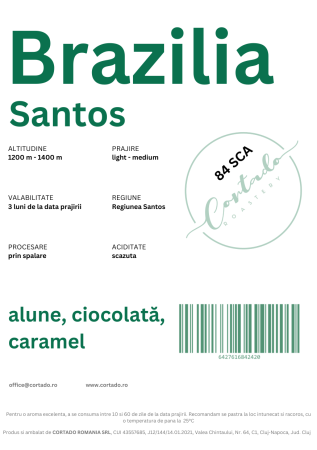 Cafea proaspat prajita - brazilia santos