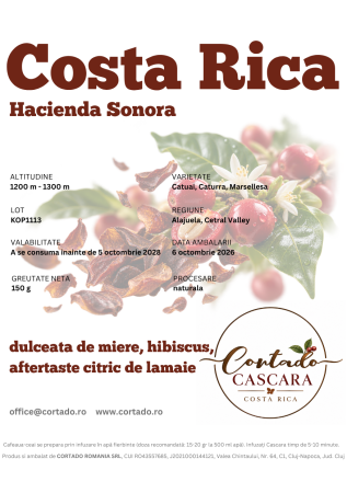 Cafea proaspat prajita - Costa Rica Cascara