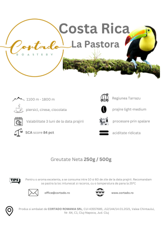Cafea proaspat prajita - Costa Rica La Pastora