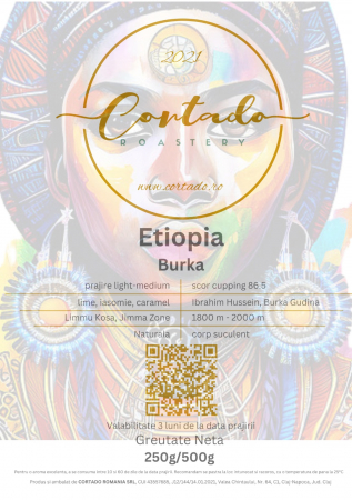 Cafea proaspat prajita - Etiopia Burka