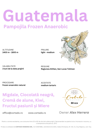 Cafea proaspat prajita - Guatemala Pampojila Frozen Anaerobic