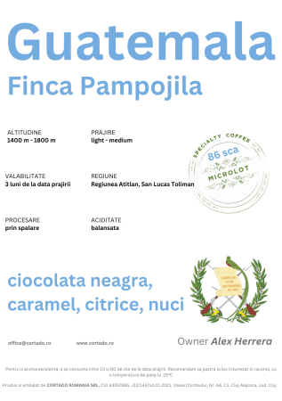 Cafea proaspat prajita - Guatemala Pampojila washed