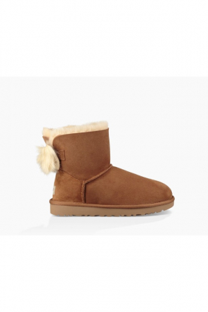 Fluff bow mini classic boot hotsell