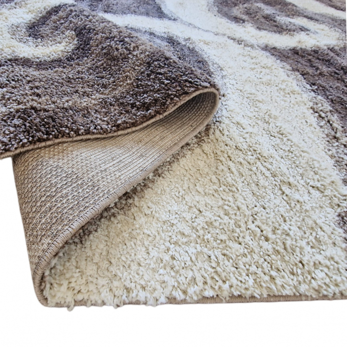 Covor 13c55 200 x 300 Shaggy Maro Inchis/Crem sh72/a1/83 [2]