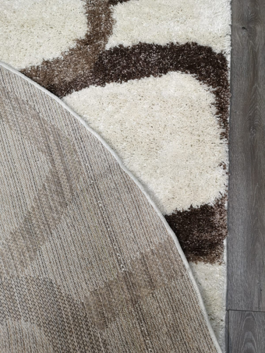 Covor 13C57 200 x 300 Shaggy Crem/Maro sh57/a1o/83 [2]