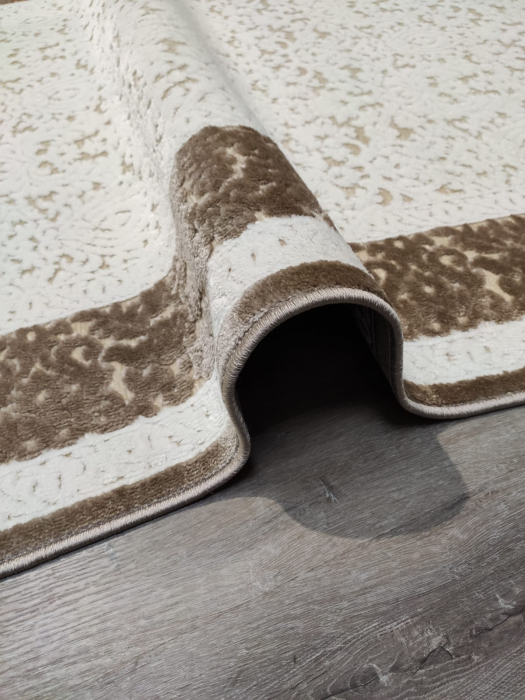 Covor 18C46, 80 x 150, Maro/Crem Relief Gelatto, e3226/a3/gl [4]