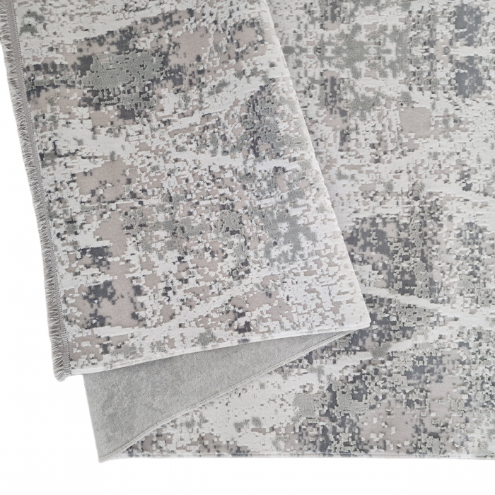 Covor antiderapant, Milano 16300, Gri Deschis Gri, 160 x 230 cm, Grosime 4 mm [5]