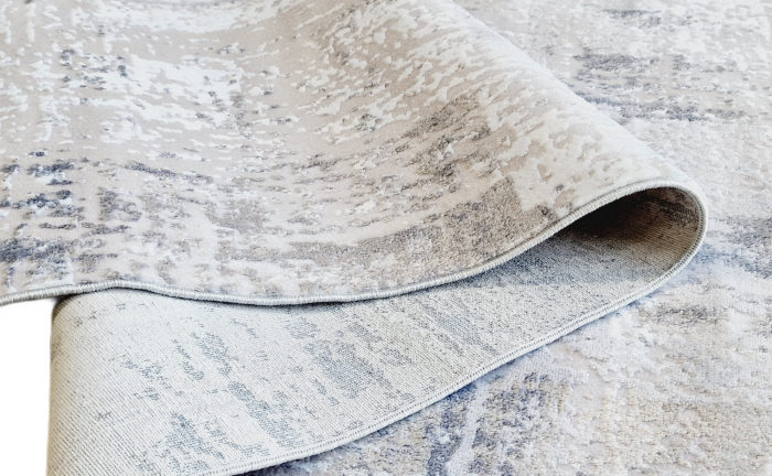 Covor antiderapant modern Myra, 00088, 120 x 180 cm, Gri Bej, Grosime 5mm [2]