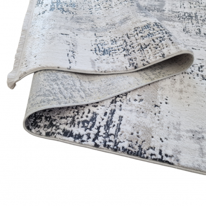 Covor antiderapant modern Myra, 00088, 120 x 180 cm, Gri Inchis Bej, Grosime 5mm [2]