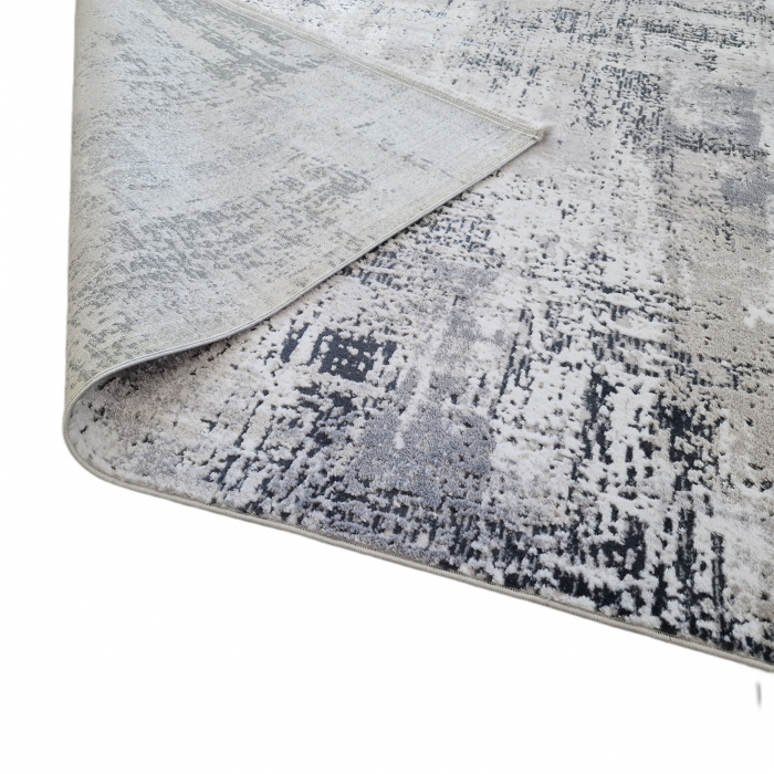 Covor antiderapant modern Myra, 00088, 120 x 180 cm, Gri Inchis Bej, Grosime 5mm [6]