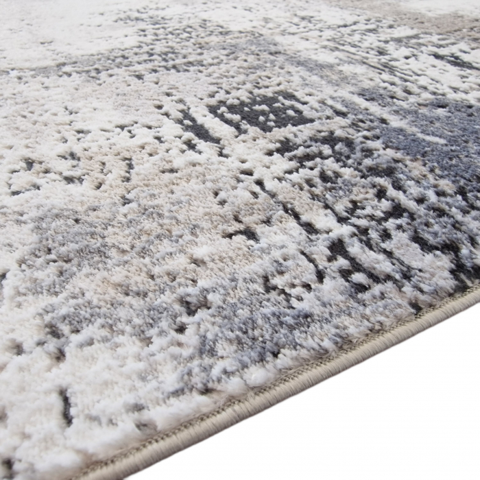 Covor antiderapant modern Myra, 00088, 120 x 180 cm, Gri Inchis Bej, Grosime 5mm [5]