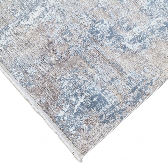 Covor antiderapant modern ,Truva 00054, 120 x 180 cm, Gri Bej, Grosime 5mm [7]